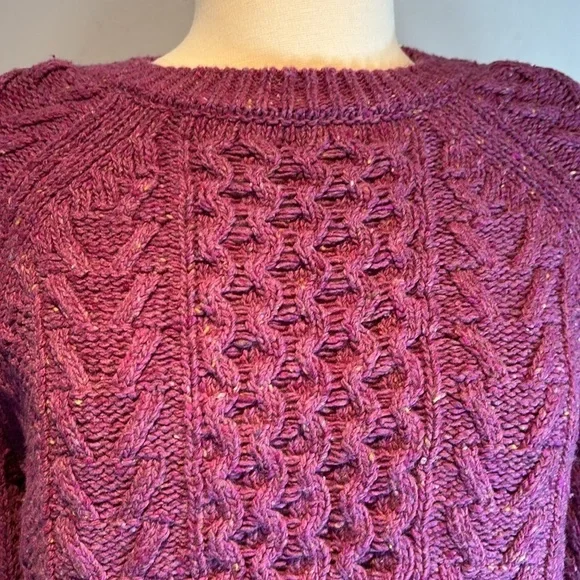 THE NEW SOCIETY Recycled Tirso Sweater in Purple, Size Small - Picture 4 of 13